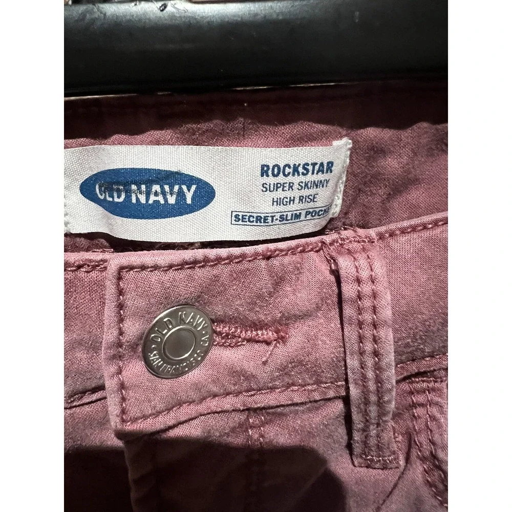 Old Navy Women's Size S Rockstar Super Skinny High Rise Slimming Stretch Jeans‎